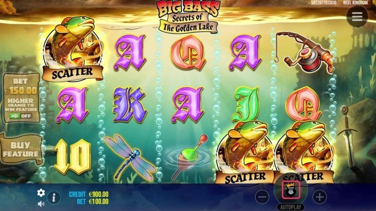 Big Bass Secrets of the Golden Lake Thema, Audio & Symbole