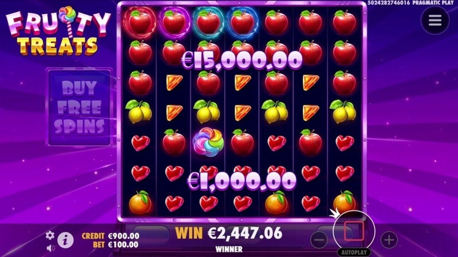 Fruity Treats Thema, Audio & Symbole